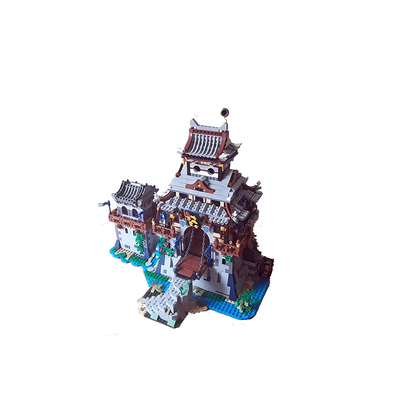 3684 pièces de construction personnalisables, château de style architectural traditionnel, blocs de construction modulaires, briques DIY, jouet pour garçons, cadeau d'anniversaire