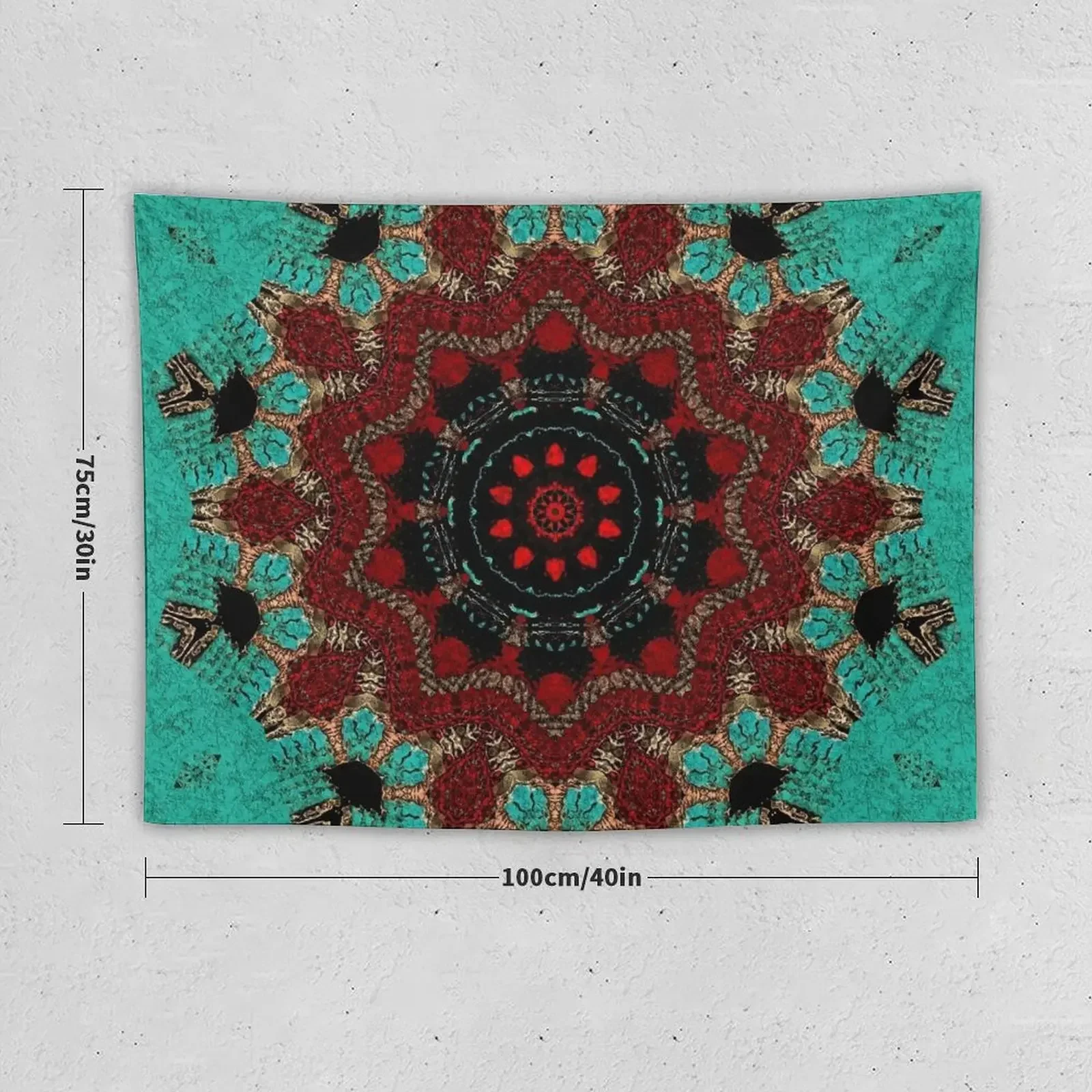 Santa Fe Spirit Mandala Tapestry Decoration Pictures Room Wall Room Aesthetic Tapestry