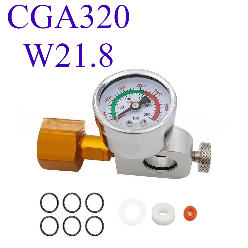 

Адаптер CO2 Sodastream DUO/Terra/Art с манометром — универсальный запасной клапан для домашних карбонационных и газонокосилок