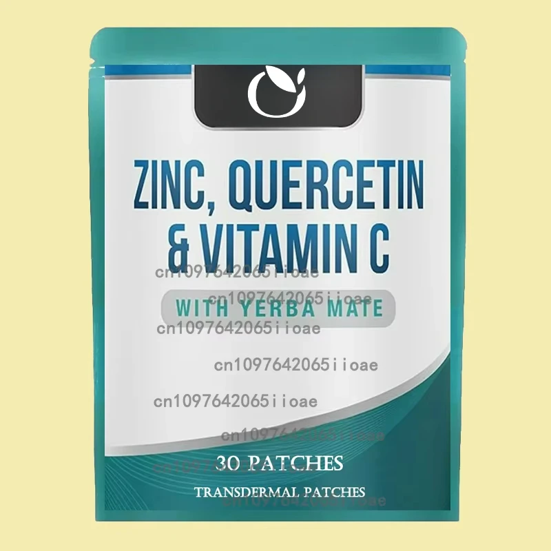 

30 Patches Zinc Quercetin with Vitamin C Transdermal Patches Immune Support