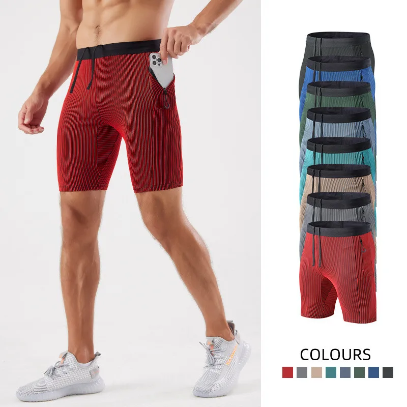 Men Student Basketball Shorts With Lining Sport Suits Gym Soccer Exercise Hiking Running Fitness Board Beach Short Pants J35