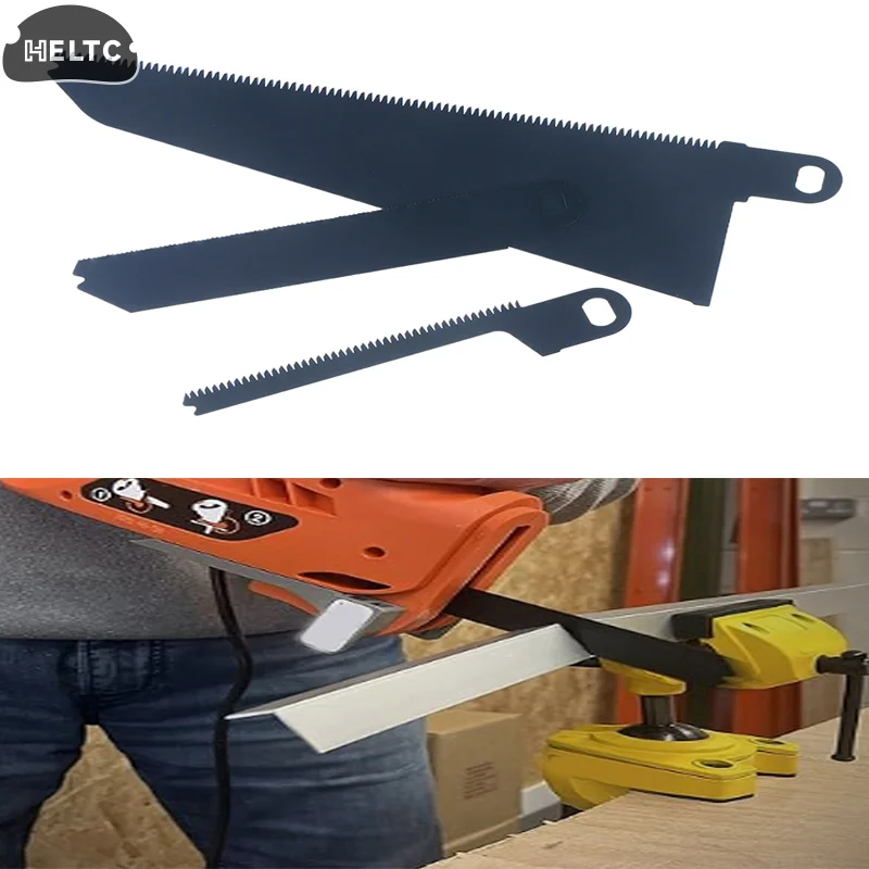 1 * lâmina de serra elétrica de mão de substituição de aço carbono, compatível com serra de navegador Black + Decker, lâmina de corte de madeira/metal/plástico
