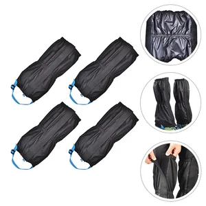 2Pairs Snow Legging Gaiters Waterproof Windproof Breathable Hiking Foot Covers Durable Nylon Fabric for Outdoor
