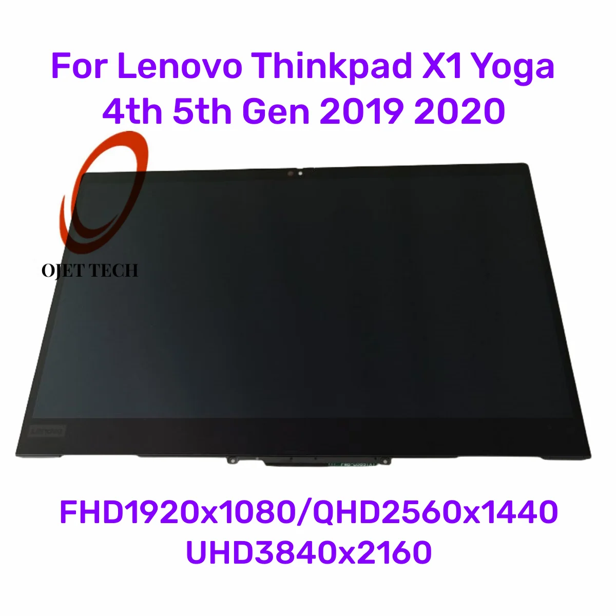 For Lenovo Thinkpad X1 Yoga 4th 5th Gen 2019 2020 LCD Touch Screen Display N140HCG-GR2 N140HCR-GQ2 B140QAN02.2