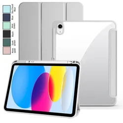 Coque arrière rigide transparente pour iPad, coque pour iPad 10, 9, 8, 7, 6, 5 génération, Air 6, 5, 4, 2022, 10e génération, 10.9