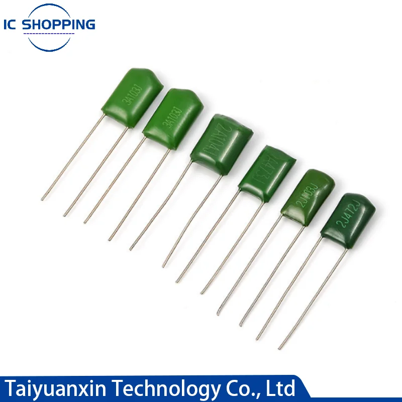 Polyester Film Capacitor 2J 2E 2G 2A 100V 630V 100nF 0.1uF 2A104J 102J 103J 223J 222 472 473J 2A473J 2A472J 222J 223J 823J 562J