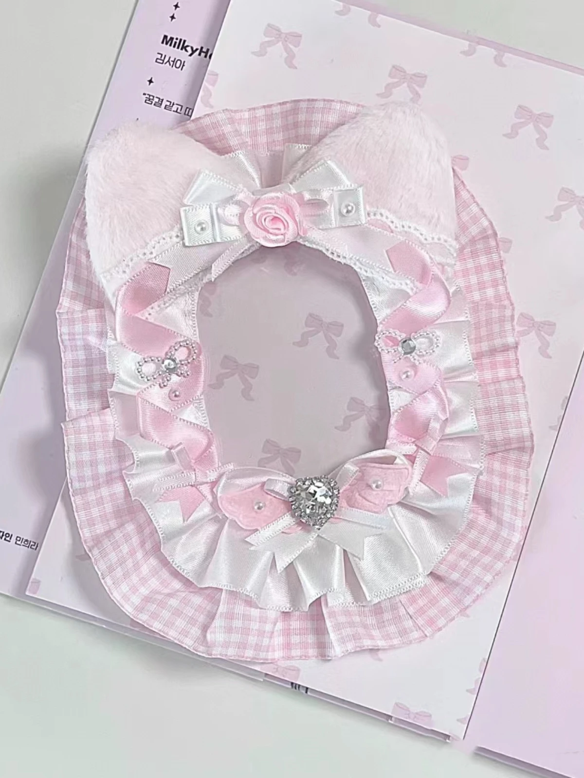 Lace Top Loader Decorating Deco Support Kpop Anime Photocard Toploaders For Cards Horizontal Trading Protector Supplies Poca Pok