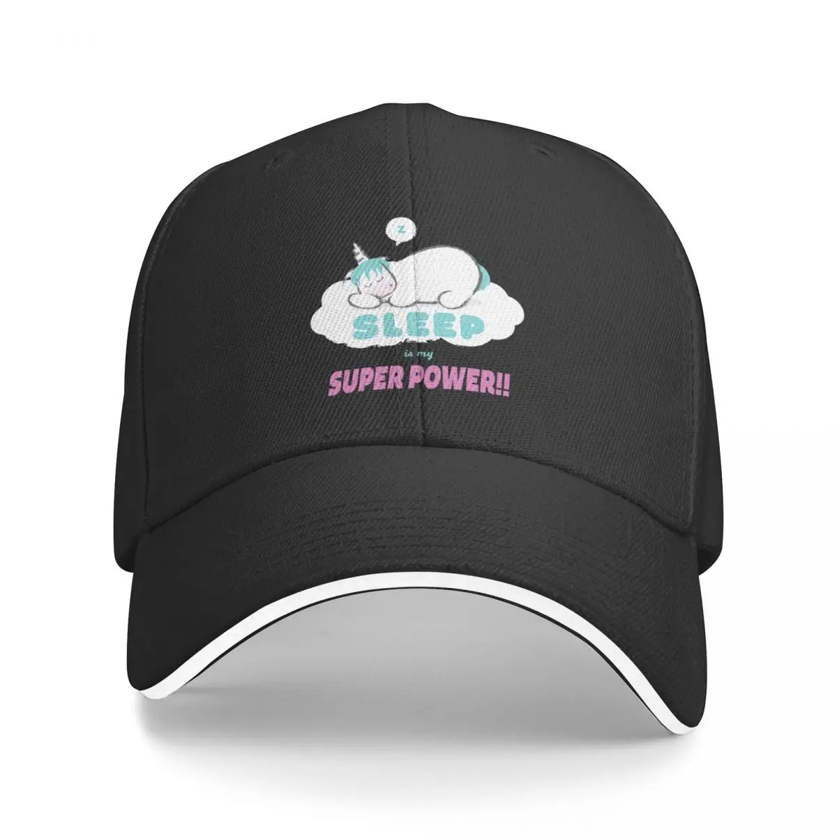 SLEEP is my super power!! Baseball Cap hard hat Big Size Hat Custom Cap Women Caps Men's