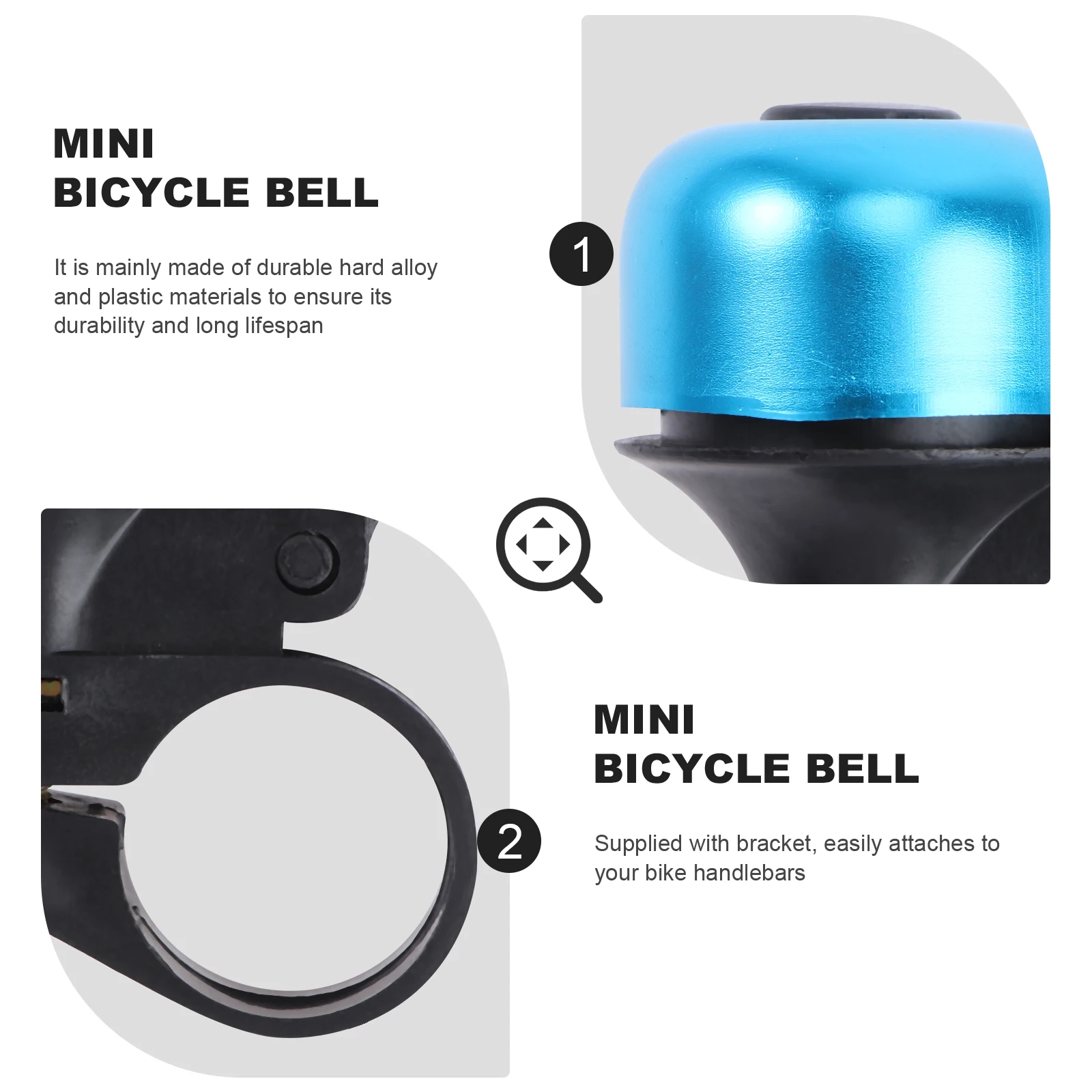 

30Mm Touch Handlebar Ring For Ring Bell Horn Cycling Commute Safety Accessory Horn