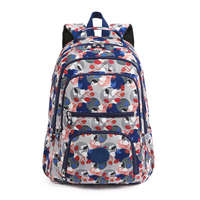 Extra-large Women Backpack School Nylon Travel Rucksack Girls Flower Printing Bag Female Hiking Outdoor Sport Shoulder Bag