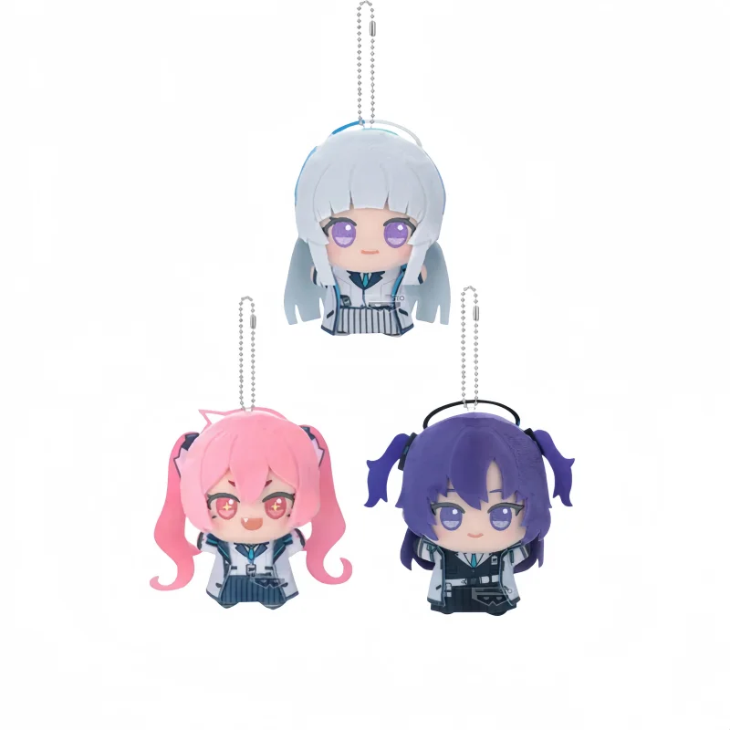 

Cute Cotton Blue Archive Plush Doll Cut Backpack Keychain Plush Seminar Doll Kawaii Soft Toy Room Bag Ornament Girl Holiday Gift