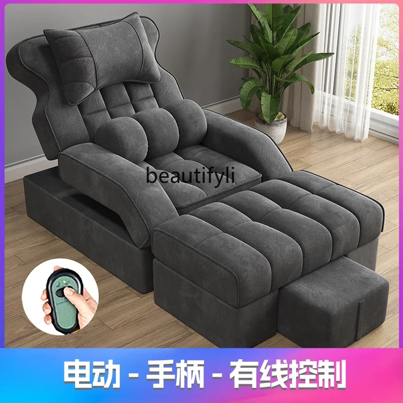 Foot bath electric massage all-in-one bed, foot massage sofa and lounge chair for foot massage shop