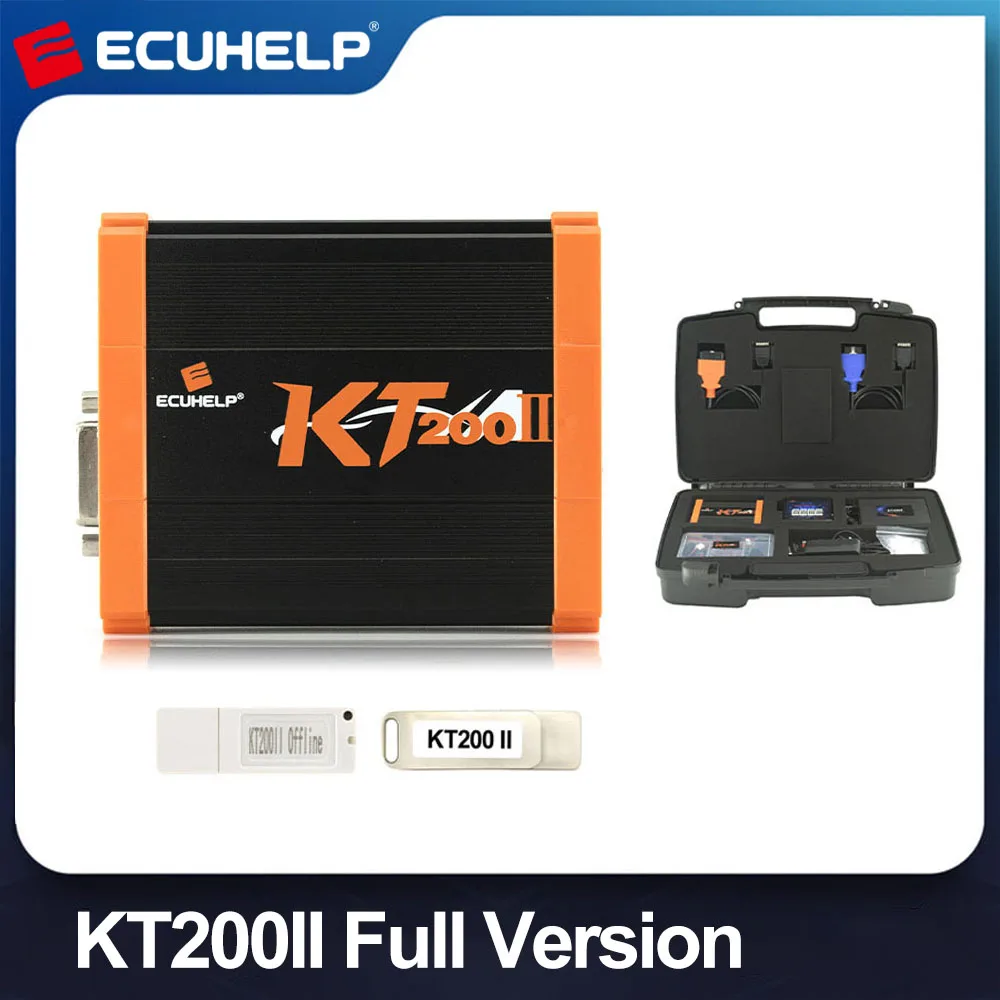 ECUHELP KT200II ECU Programmer Full Master with Offline Workstation ECU Chip Tuning Tool DTC OBD / BOOT / BDM / JTAG