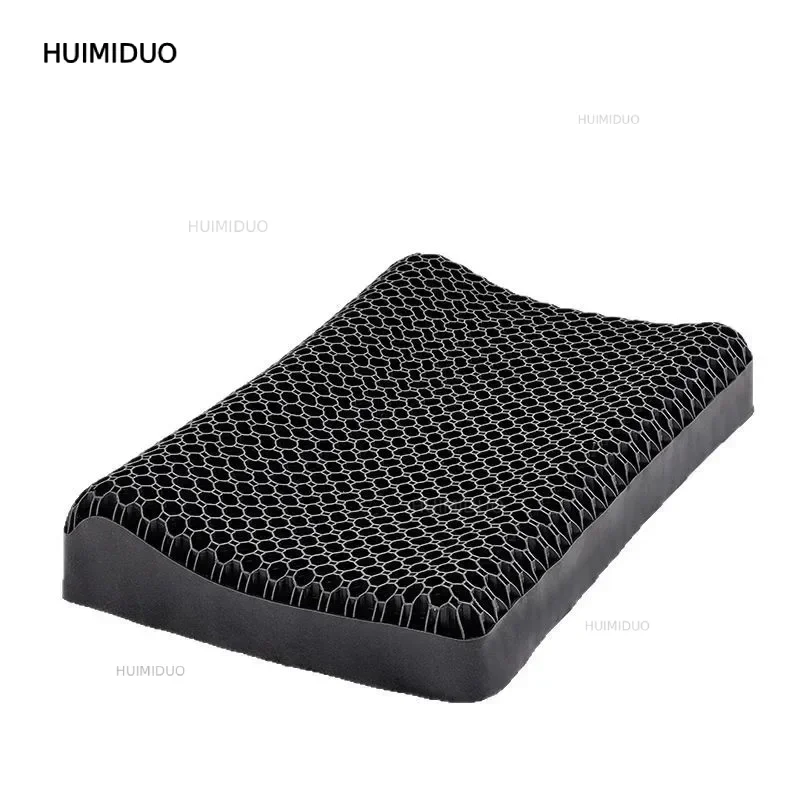 High-Tech TPE Pressure-Relief Gel Pillow for Adults, Neck Support Pillow Insert, Skin-Friendly, Breathable and Washable