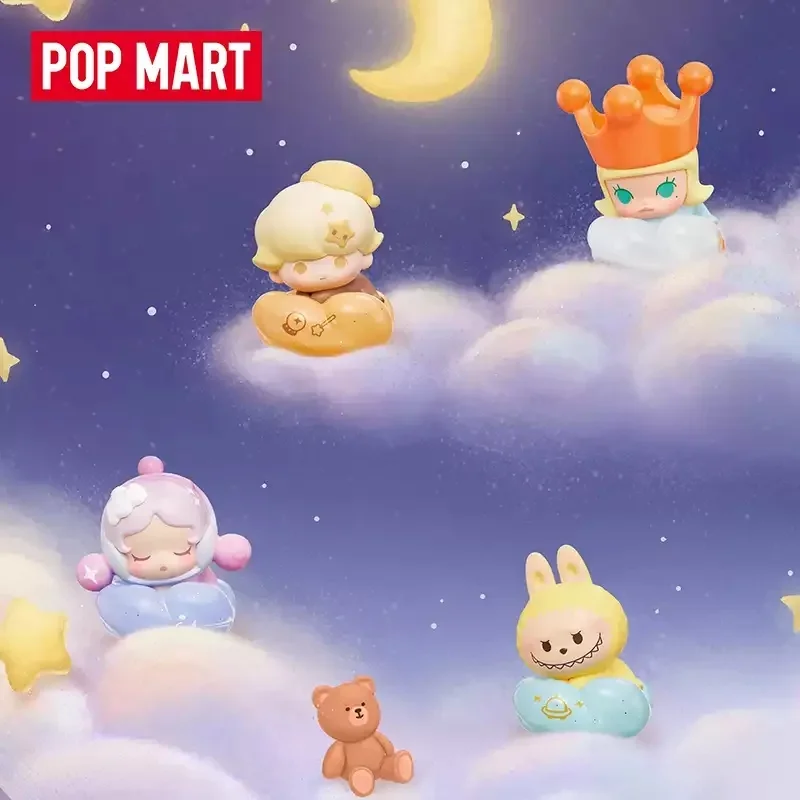 

POPMART POP BEAN Goodnight Night Sky Series слепая коробка игрушки Guess Bag Mystery Box Mistery Фигурка Surpresa Cute Birthday