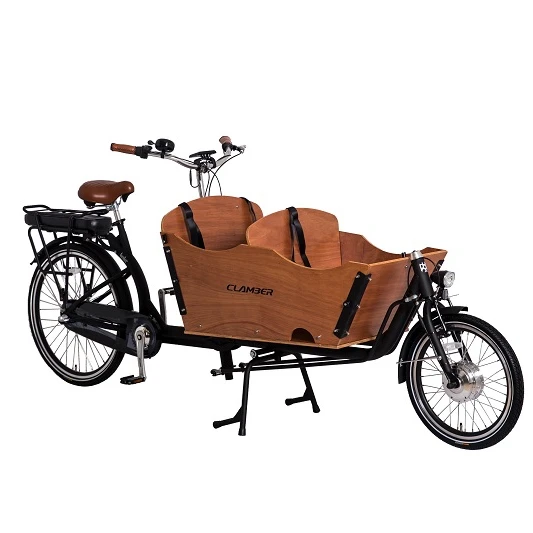 China cheap price rear hub motor 2 wheel electric cargo bike with children seat