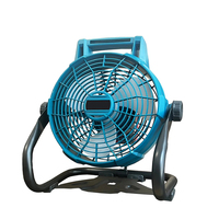 Drillpro 9 Inch Portable Fan Blower Outdoor Mounting Industrial Fan 360 Degrees Adjustable Summer Fans for Makita 20V Battery