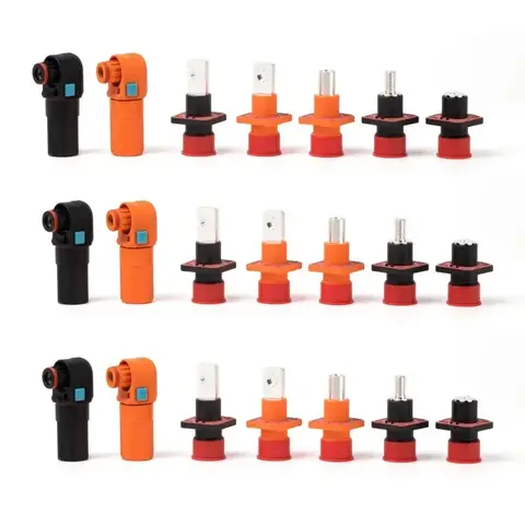 200A 120A 25/50mm² 에너지 저장 커넥터 단일 코어 고전류 벽 통과형 터미널 방수 리튬 배터리 커넥터