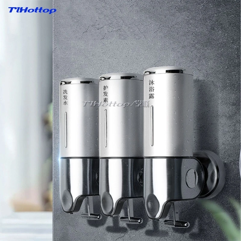 

Настенный ручной дозатор мыла из нержавеющей стали 304, дозатор мыла для унитаза