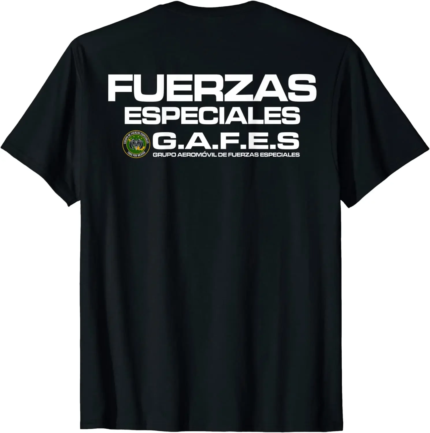 2024 Men T-shirt Short Casual 100% Cotton GAFEs Fuerzas Especiales Mexico Special Forces Shirts harajuku streetwear Size S-5XL