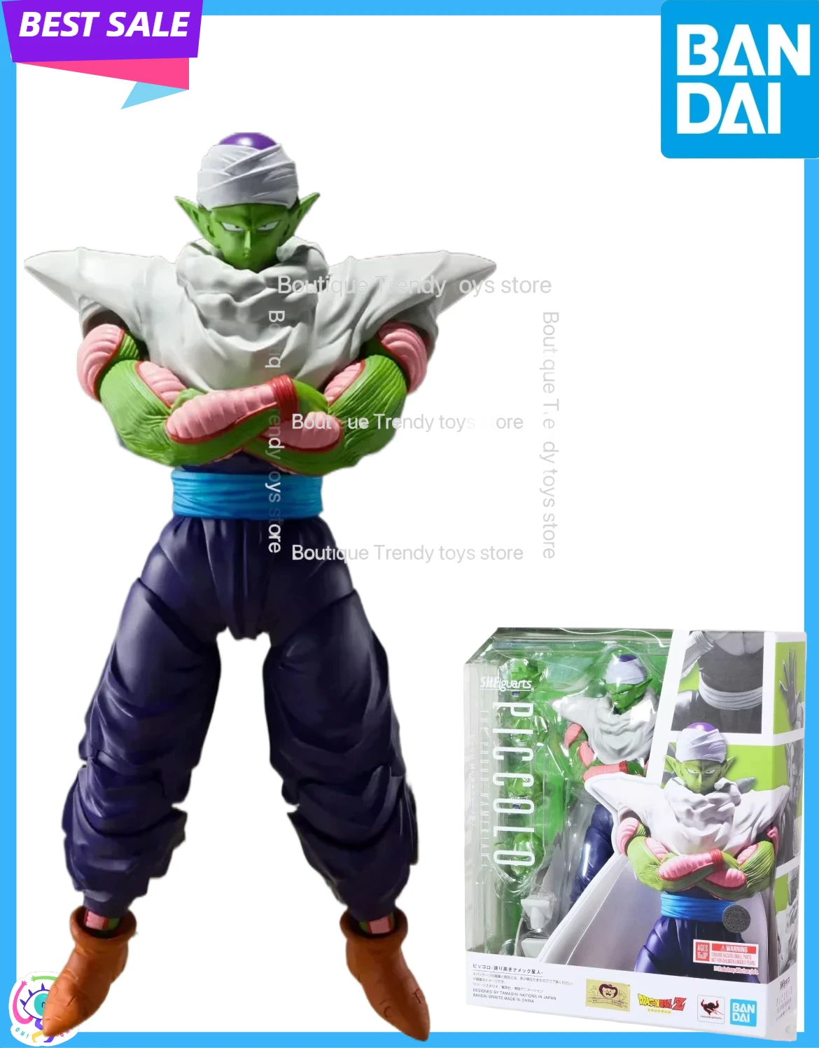 Bandai S.H.Figuarts Piccolo The proud Namekian Dragon Ball Z SHF Piccolo Action Figure Model Toys view 6