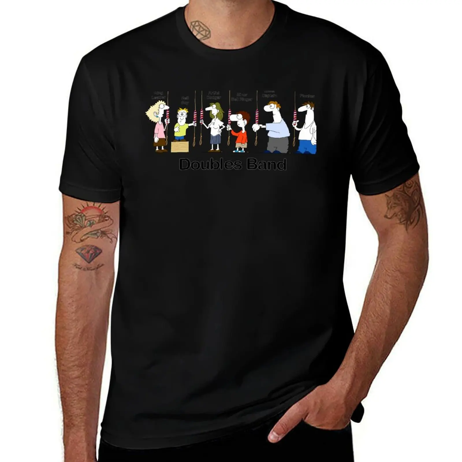 Bell Ringing Doubles Band T-Shirt Soft Lightweight Cotton T-Shirt