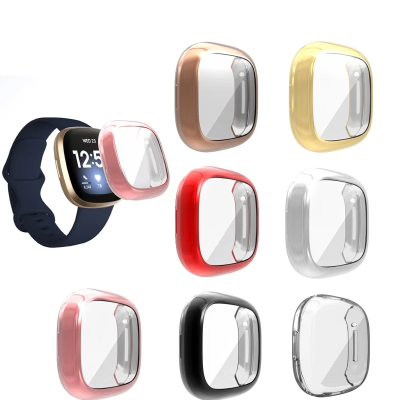 حافظة حماية كاملة من Fitbit Sense 2 لهاتف Fitbit Versa 4