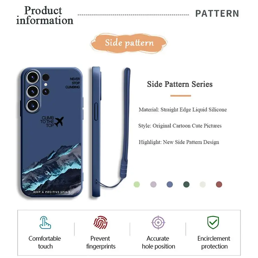 Mountain Scenery Soft Cover Case for Samsung Galaxy S23 S24 S21FE S20 FE S22 Ultra Note 10 20 Ultra S25 Plus S25 Ultra view 5