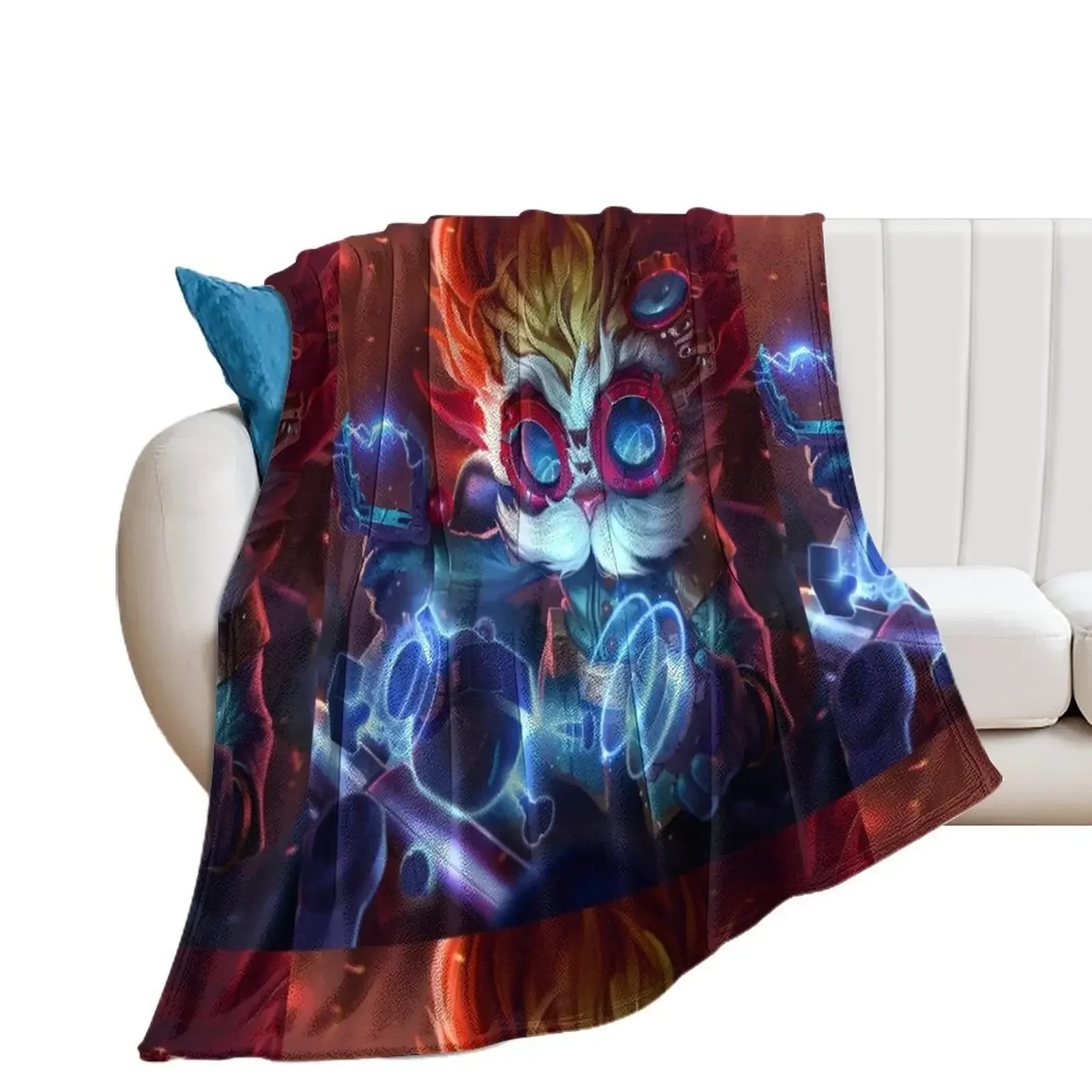 

Heimerdinger colorful Throw Blanket Loose for sofa Blankets