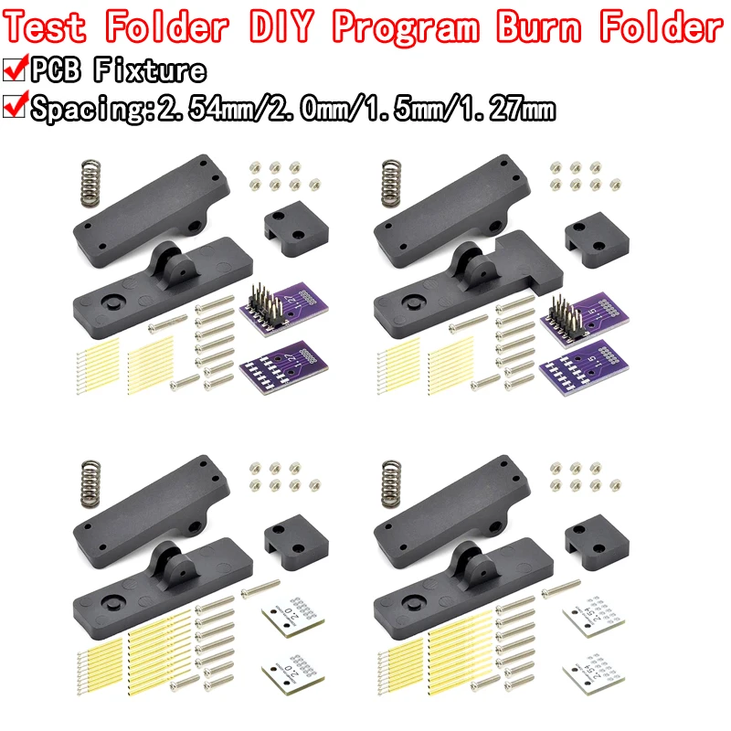 Test clip DIY program burning clip PCB fixture spacing 2.54mm 2.0mm 1.5mm1.27mm