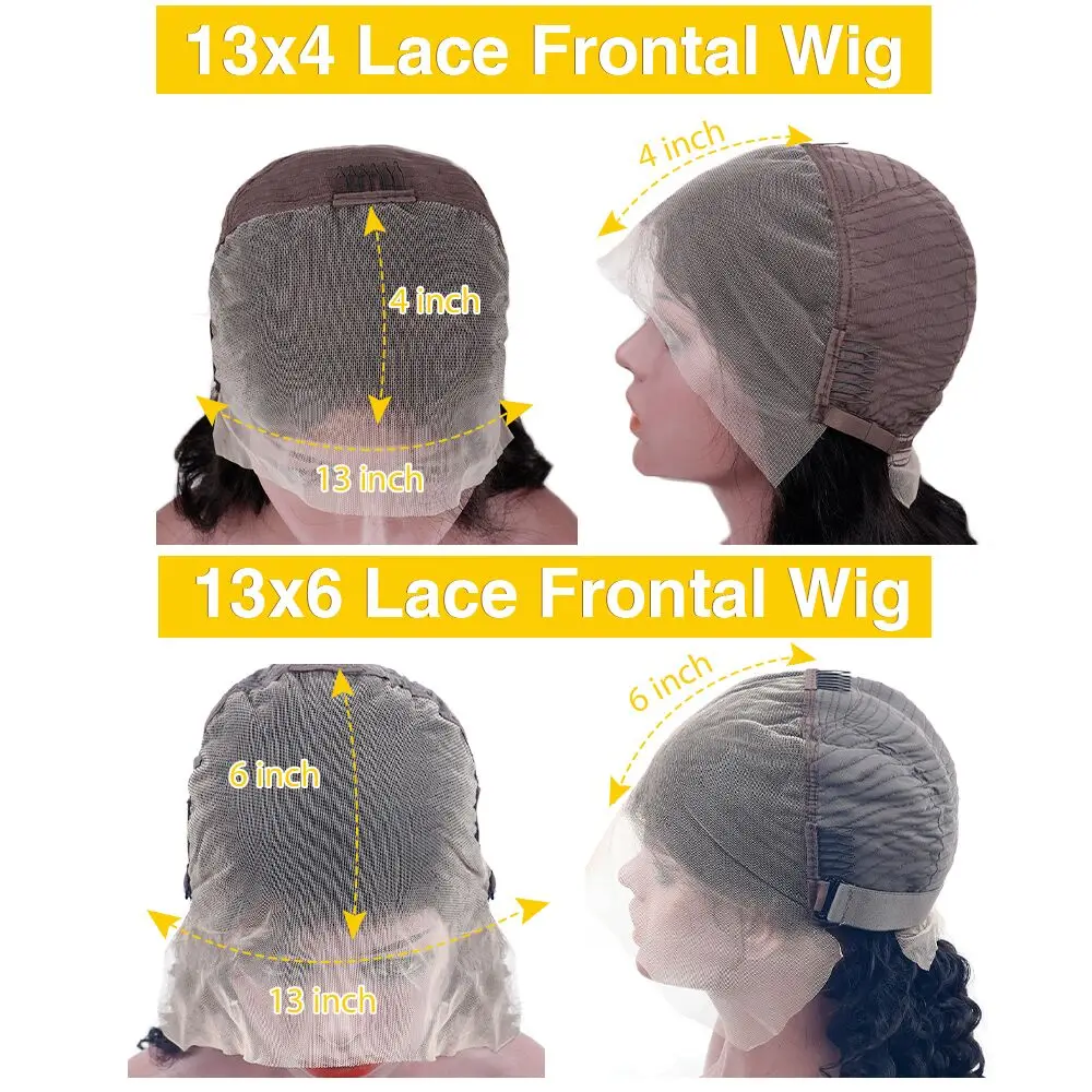 13x6 HD Transparente Spitze Keine Verwicklung Tiefe Welle Echthaar Spitze Frontal Perücke 13x4 Lockige Spitze Front menschliches Haar Perücken Für Schwarze Frauen