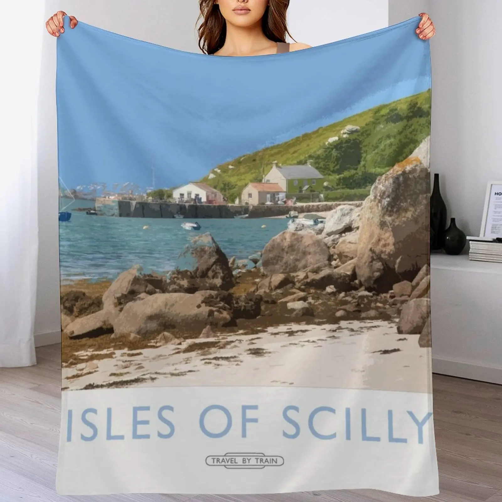 Isles of Scilly Throw Blanket For Sofa Thin Single Luxury St Decoratives Blankets