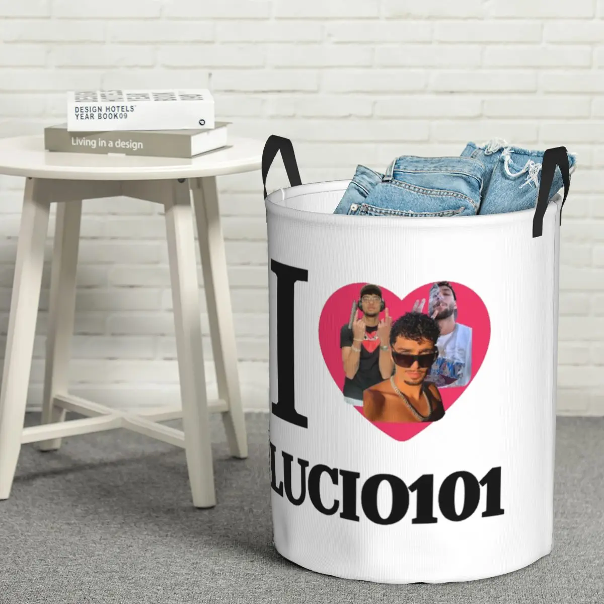 

Складная корзина для белья I Love Lucio101, домашний органайзер, корзина для стирки ребенка, домашний органайзер
