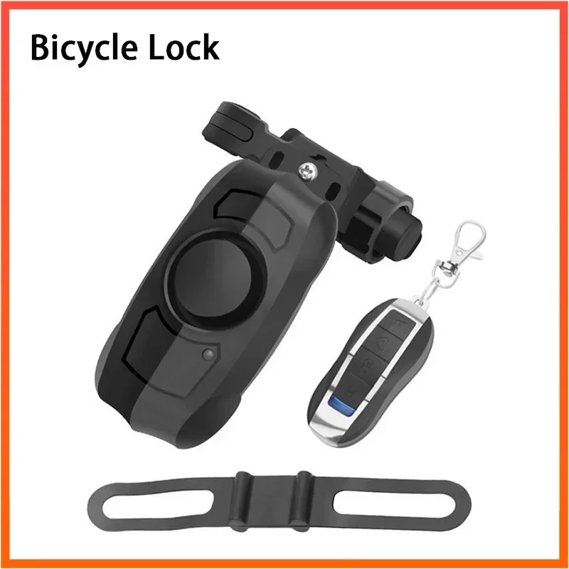 Bicycle Burglar Alarm Siren USB Charging Motorcycle Bike Bicycle Security Lock Alarm Wireless with Remote