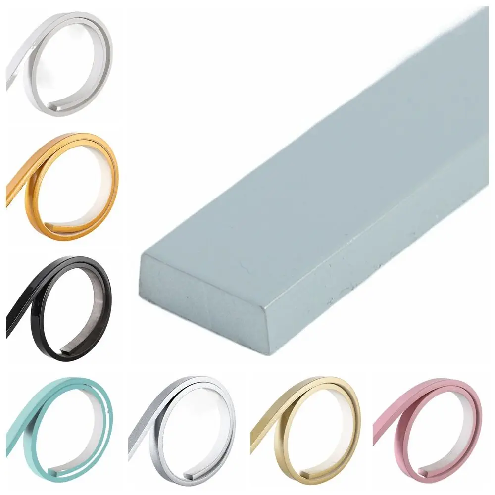 

Modern Style Self-Adhesive Wall Molding Trim Peel and Stick PVC Paneling Strip 5m Flexible Tile Edge Trim TV Background
