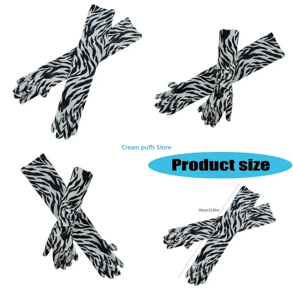 50LE Evening Dress Gloves for Women Lady Full Finger  Gloves Proms Gloves Women Gloves 1920s Women Gloves