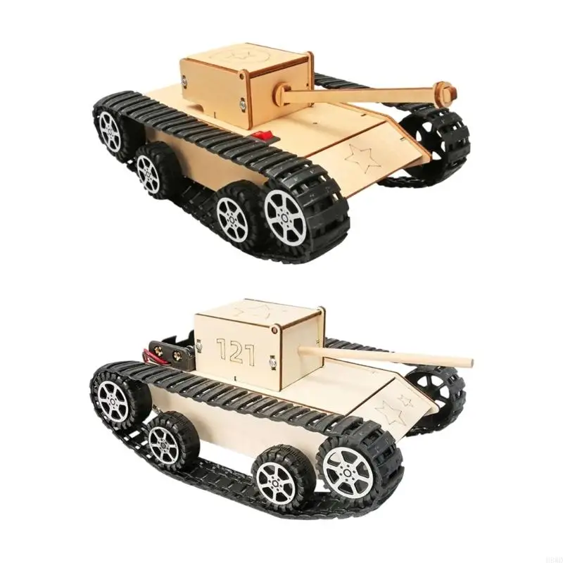 Creative DIY Wooden Electric Track Toy For Kids Educational Science Experiment And Hands On Technology Learning H8WD