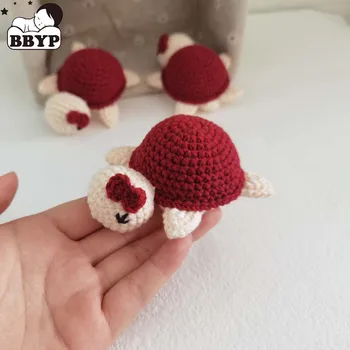 DIY szydełka żółw koralik smoczek z klipsem łańcuszek na akcesoria dziecko ząbkowanie smoczek ręcznie robiony na drutach żółwiem morskim