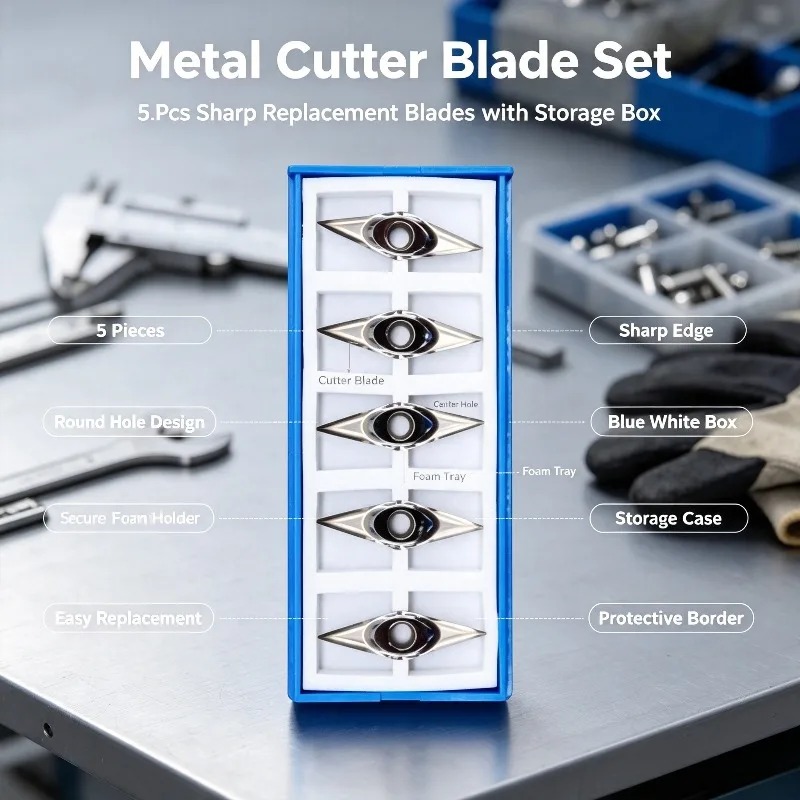 VCGT250606 Standard Turning Insert 5 Pieces Per Box CNC Carbide Cutting Tip For Lathe Metal Machining Processing Work