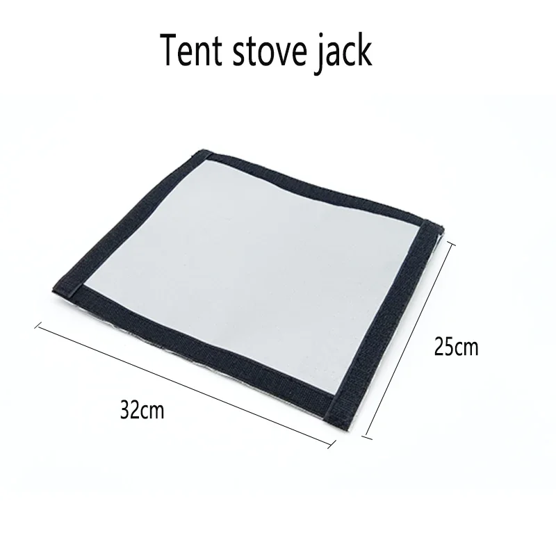 Hot Tent Stove Jack With Rain Flap Fireresistant Tent Stove Hole Jack Fireproof Stove Jack For Canvas Tipi Tent Accessories