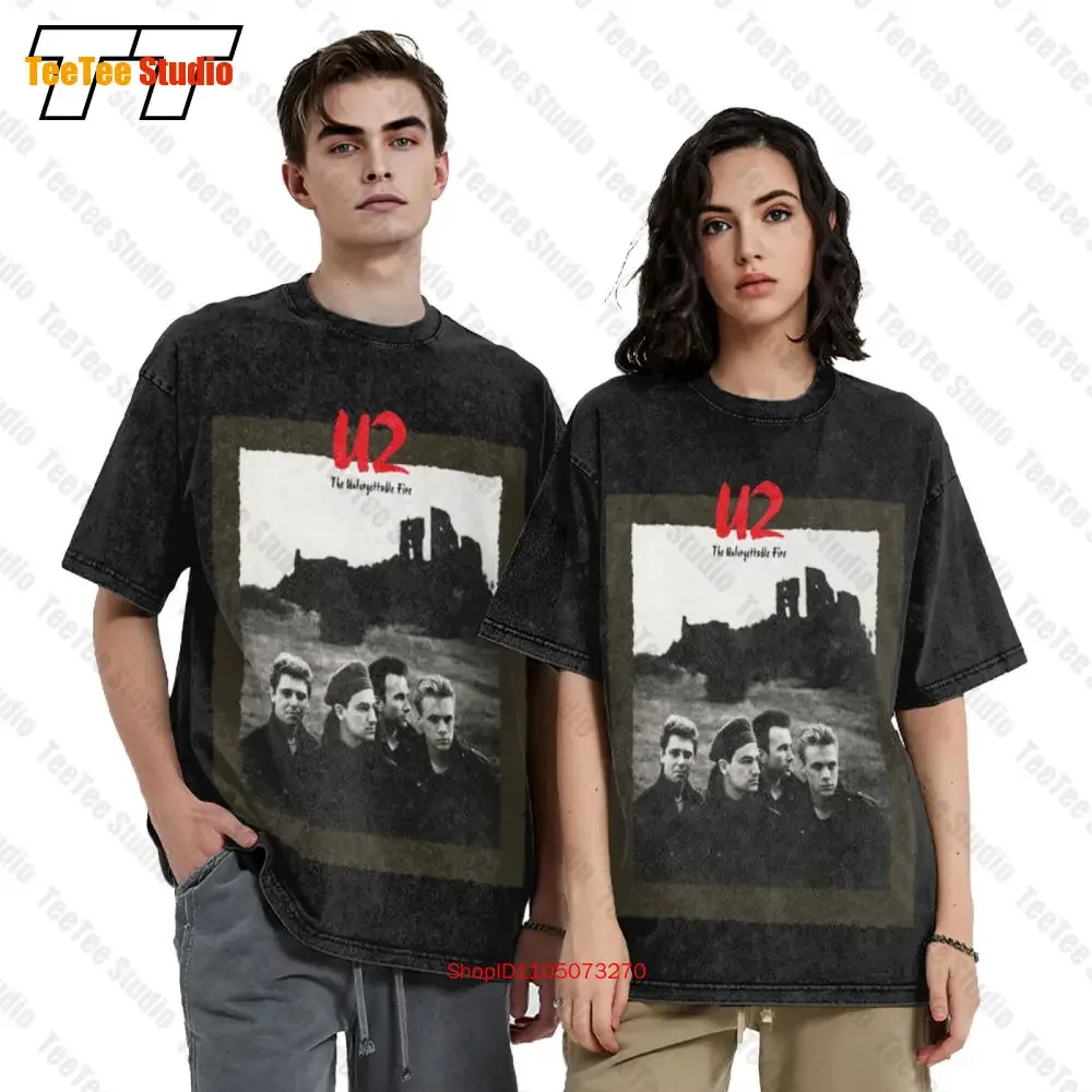 Ched By Anvil U2 The Unforgettable Fire 1985 Tour Bono Vintage Oversized T-Shirt ALFC