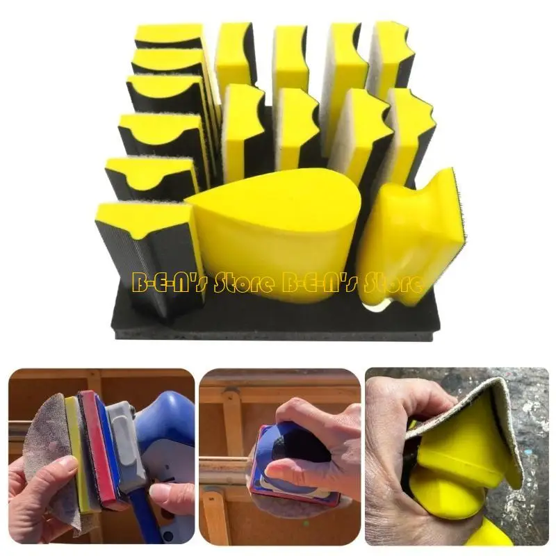 

Y1AD Шлифовальная тарелка различной формы Ручной шлифовальный блок Шлифовальный диск Шлифовальная губка