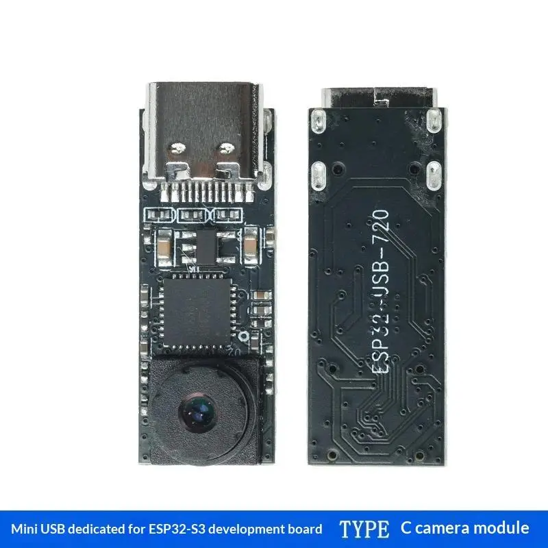 MINI USB C Camera Module For ESP32 S3 Development Board Supports 720P 1MP 65 Degree Wide Angle