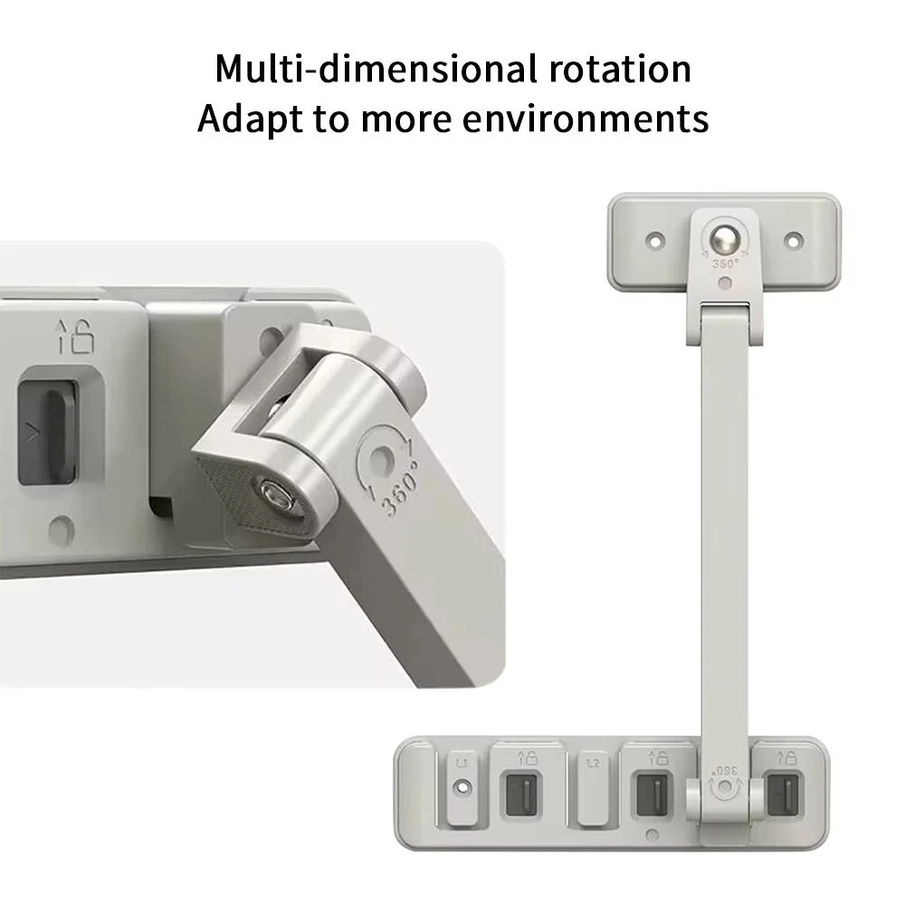 Adjustable Baby Safety Lock Anti-Falling Window Buckle Sliding Door Lock Kids Security Protection Durable Windows Limit Holder