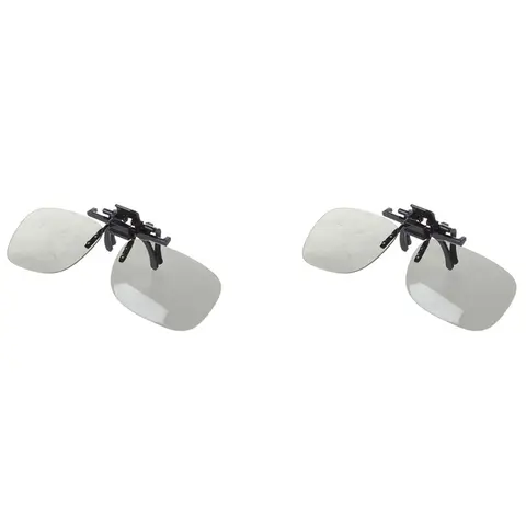 시네마 및 퍼브용 3D 안경 클립 온, 2 배