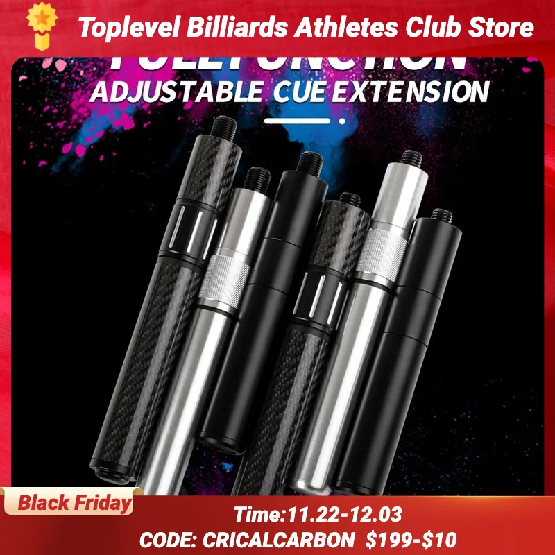 KONLLEN-Billard Extendable Extension Billiard Accessories,  Aluminum Alloy, MEZZ, ZOKUE, FURY, PREDAIOR, 1 Pc