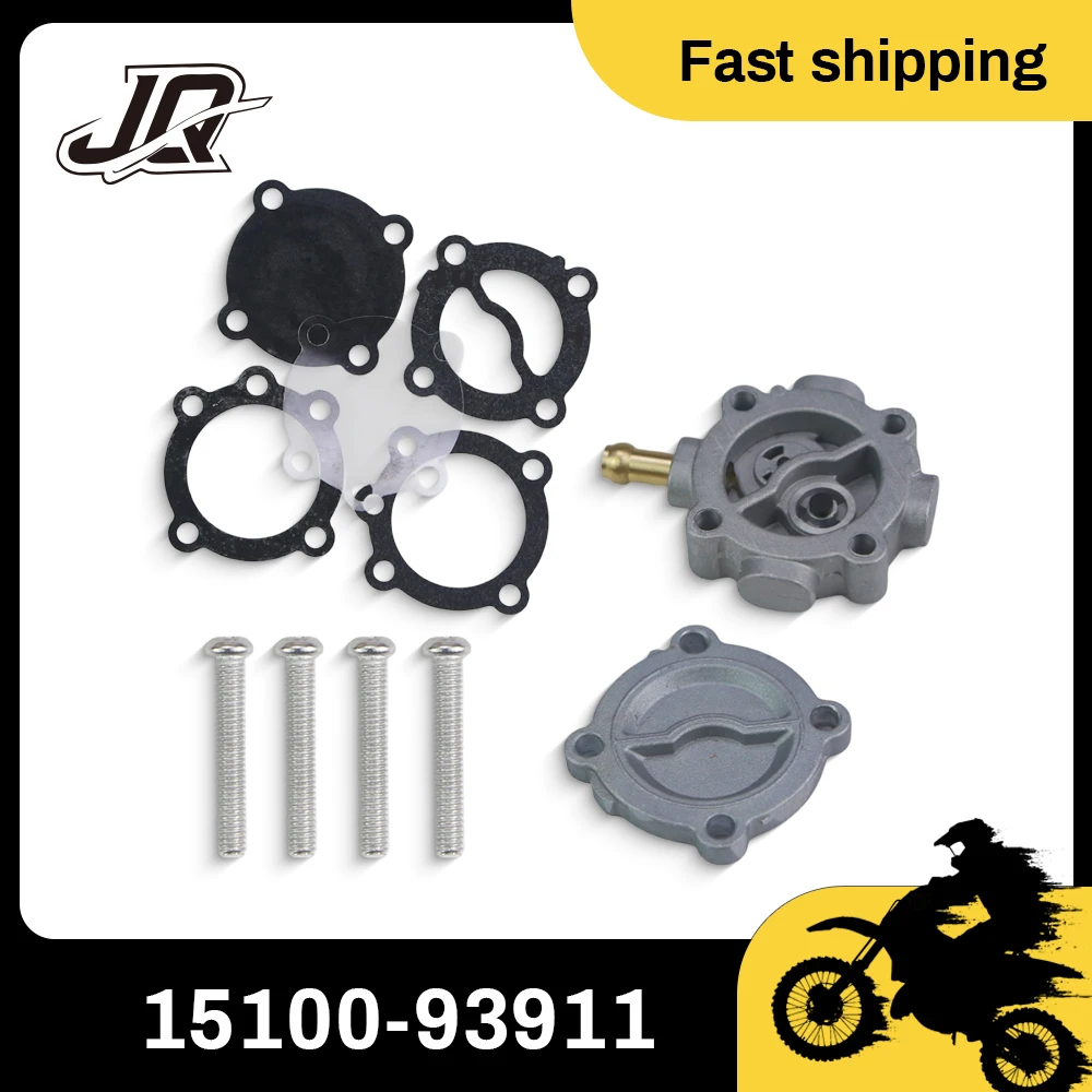 For Suzuki 2-Stroke 9.9 15HP Boat Engine Replace 15100-93912 15100-93900 15100-93901 15100-93911 Outboard Fuel Pump Set