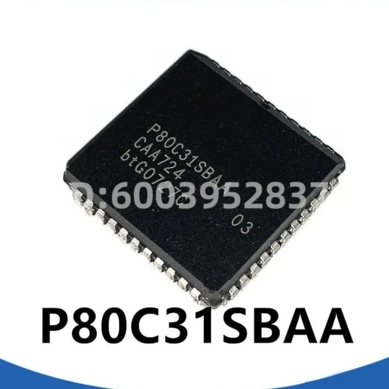 

новые 10 шт. микросхем P80C31SBAA PLCC44 в наличии