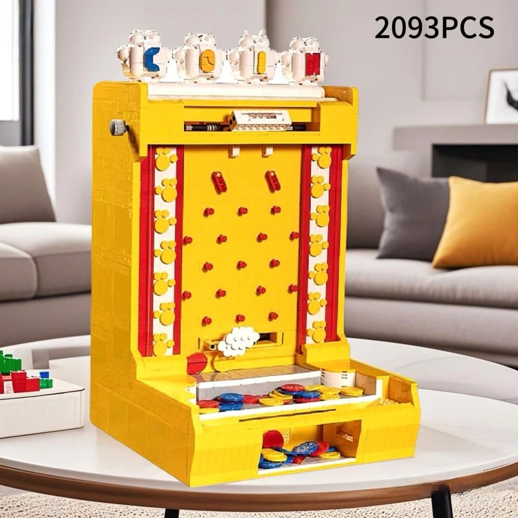 

2093PCS MOC Electric Coin Pusher Building Blocks Creative Game Consoles Assembling Model Toys for Children Birthday Gift Set