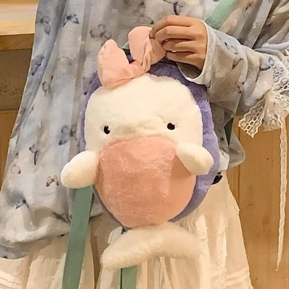 Shoulder Bags Little Dolphin Plush Bag Fluffy Backpack Tote Bag Cartoon Doll Backpack Cute Lovely Kawaii Coin Purses Children